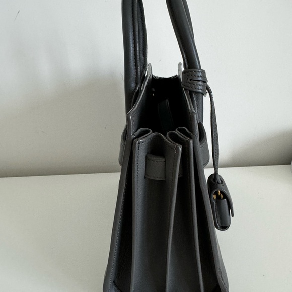 Authentic Saint Laurent Sac Du Jour nano in dark grey. - Picture 6 of 11